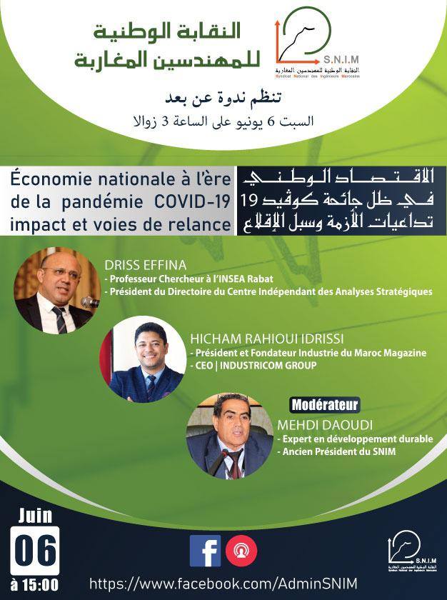 L’économie nationale à l’ère de la pandémie Covid-19 impacts et voies de relance