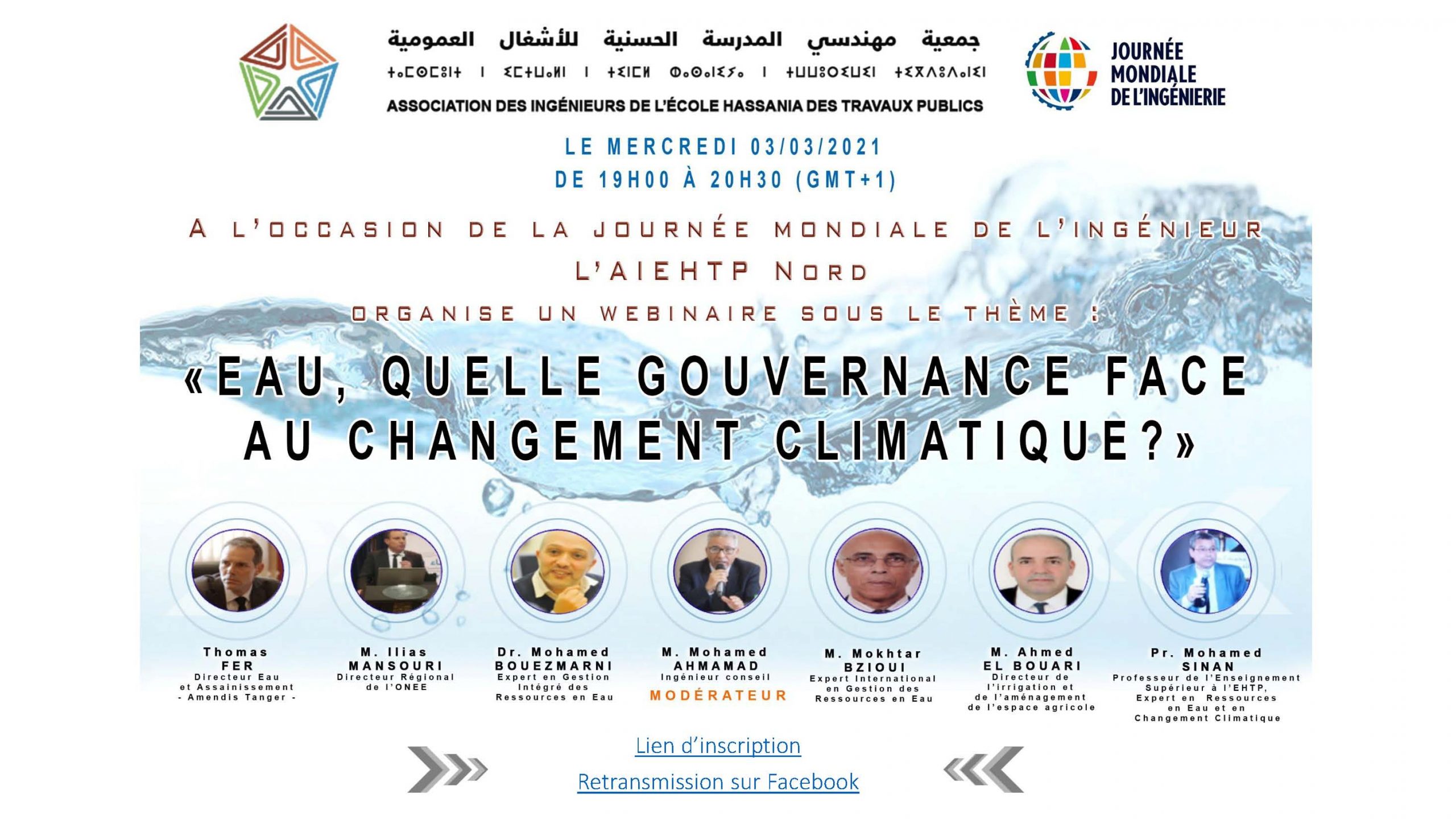 EAU, QUELLE GOUVERNANCE FACE AU CHANGEMENT CLIMATIQUE