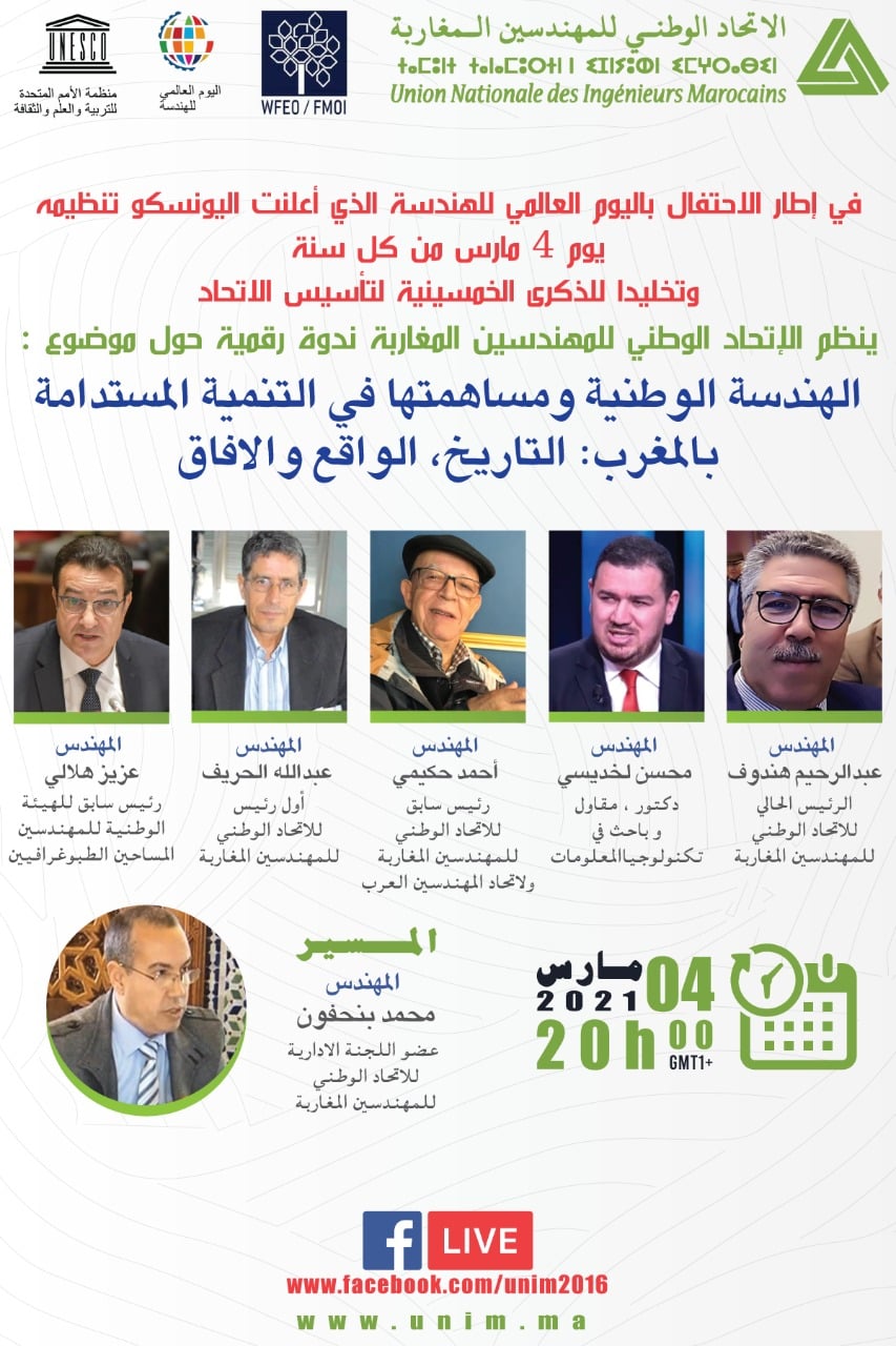 الهندسة الوطنية و مساهمتها في التنمية المستدامة بالمغرب: التاريخ، الواقع و الآفاق